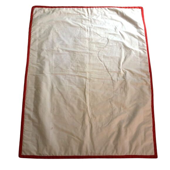 Handmade Calico WINNIE The POOH Crib Quilt w/Knot Ties Comforter Nursery 34x44 - Picture 12 of 12